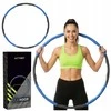 Fitness Hula Hoop lankas 90 cm su masažiniais iškilimais ir minkšta putų danga