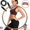 Fitness Hula Hoop lankas liekninimui su minkšta kempinės danga, sulankstomas metalinis lankas + šokdynė