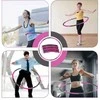 Fitness Hula Hoop lankas su masažine putų danga svorio metimui