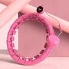 Fitness Hula Hoop su masažuojančiais elementais, svoriu ir treniruotės skaitikliu