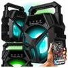 Galinga nešiojama belaidė „Bluetooth“ kolonėlė 400 W su FM radiju, USB, SD ir LED
