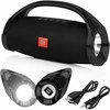 Galinga nešiojama „Bluetooth“ kolonėlė–boombox su mikrofonu, FM radiju ir karaoke