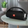 Galinga nešiojama „Bluetooth“ kolonėlė–boombox su mikrofonu, FM radiju ir karaoke