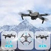 Išmanus 4K WiFi dronas su dviem priekinėmis kameromis ir 3 akumuliatoriais