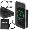 Išorinė baterija Emavo, 10 000 mAh, juoda