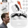JBL Wave 200 TWS belaidės į ausis įkišamos ausinės su dėklu, 108 dB, baltos