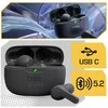 JBL Wave Beam TWS belaidės ausinės, Bluetooth 5.1, juodos