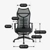 Juoda ergonominė biuro kėdė ACTON