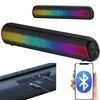 Kompiuterinė „Soundbar“ kolonėlė nešiojamam kompiuteriui su USB ir LED apšvietimu