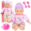 Kūdikio lėlė su maitinimo rinkiniu, 32 cm
