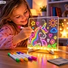 LED piešimo lenta NORIMPEX su 7 žymekliais