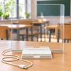 LED piešimo lenta su 7 žymekliais, 20 × 20 cm