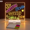 LED piešimo lenta su 7 žymekliais, 20 × 20 cm