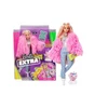 Lėlė Barbie Extra Rožinė Coat With Pig Unicorn rinkinys GRN28