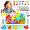 Magiškas 3D slime rinkinys gelinėms figūrėlėms kurti