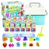 Magiškas 3D slime rinkinys gelinėms figūrėlėms kurti