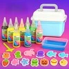 Magiškas 3D slime rinkinys gelinėms figūrėlėms kurti