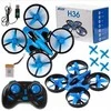 Mini dronas JJRC H36 2.4 GHz – kompaktiškas, 4 kanalų, mėlynas