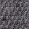 Minkštas pledas–lovatiesė 70x160 cm su 3D reljefu, plieno spalvos