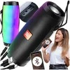 Nešiojama belaidė „Bluetooth“ boombox kolonėlė su FM radiju, USB, AUX ir LED