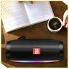 Nešiojama belaidė „Bluetooth“ boombox kolonėlė su FM radiju, USB, AUX ir LED