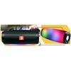 Nešiojama belaidė „Bluetooth“ boombox kolonėlė su FM radiju, USB, AUX ir LED