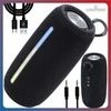 Nešiojama belaidė „Bluetooth“ kolonėlė su FM radiju, RGB LED ir SD kortele