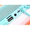 Nešiojama belaidė „Bluetooth“ kolonėlė T&amp;G TG-157 su LED apšvietimu, žalia