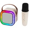 Nešiojama „Bluetooth“ kolonėlė „Blow“ su karaoke mikrofonu ir RGB apšvietimu