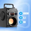 Nešiojamoji „Bluetooth“ kolonėlė Hitelo, 800 W