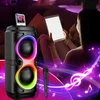 Nešiojamoji „Bluetooth“ kolonėlė su mikrofonu