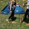 NILS trekking teleskopinės reguliuojamos aliuminės lazdos, lengvos kalnų žygiams