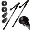 Nordic Walking / Trekking teleskopinės sulankstomos lazdos, reguliuojamos 65–135 cm