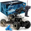 Nuotoliniu būdu valdomas metalinis RC visureigis „Monster Truck“ 4 × 4