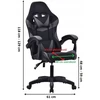 Pilka ergonominė žaidimų kėdė DRAGO
