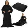 Pledas su rankovėmis XXL – šiltas fleece tipo oversize megztinis