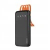 Powerbank 10000 mAh – su integruotais USB, USB-C, Lightning laidais ir LED ekranu