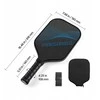 Profesionali „Pro Carbon Fiber“ Pickleball (piklbolo) raketė su koriniu (honeycomb) branduoliu – suaugusiesiems, mėlyna