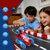 RC automobilis-voras su LED ir laikrodžio formos pulteliu