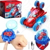 RC automobilis-voras su LED ir laikrodžio formos pulteliu