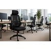 ROB juoda ergonominė biuro kėdė