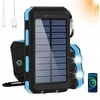Saulės energija įkraunamas powerbankas 30000 mAh – atsparus vandeniui, puikiai tinka kelionėms