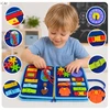 Sensorinė Montessori manipuliacinė knyga WTM, 8 puslapiai