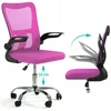 Sesto Senso ergonominė biuro kėdė V8 su atlenkiamais porankiais, rožinė
