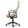 Smėlio spalvos ergonominė biuro kėdė