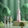 Dantų šepetėlis SONIC TOOTHBRUSH FOR VAIKIŠKAS ELECTRIC 3 MODES Rožinis 2-9 YEARS