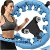 Sportinis Hula Hoop lankas su masažiniais elementais kūno formavimui, 24 dalys