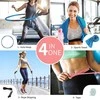 Sulankstomas Hula Hoop lankas 90 cm su šokdyne ir matavimo taurele fitness treniruotėms