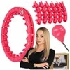 Svorinis „Smart Hula Hoop“ lankas su masažiniais iškilimais liekninimui