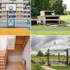Tinklinio tinklas 9,5 × 1 m su kabeliu ir transportavimo krepšiu – aikštelei ir sporto salei